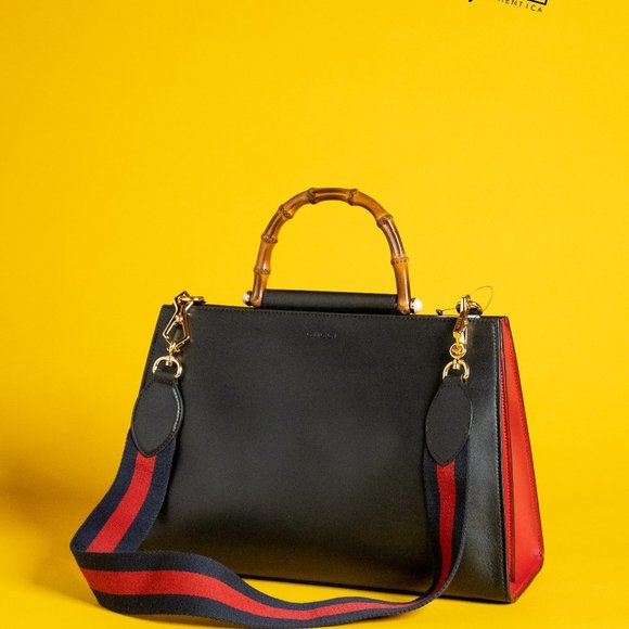 GUCCI NYMPHAEA LEATHER MINI BAG - Picture 2 of 3